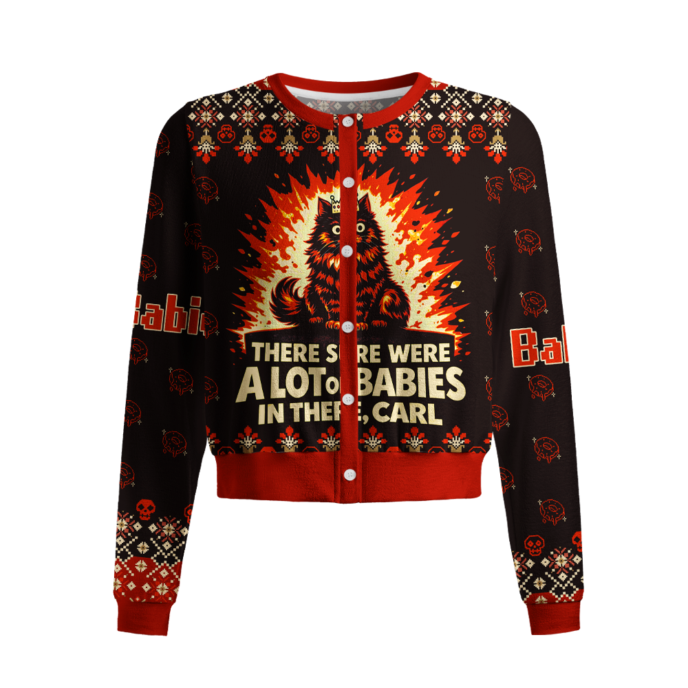 Pagewings Sci Fi Book Lover  Crew Neck Cardigan Sweaters
