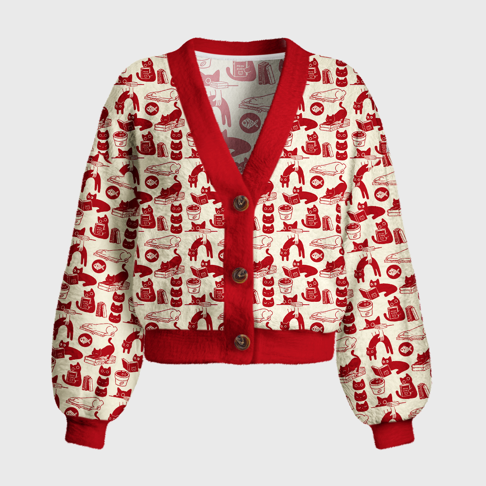 Pagewings Book Lover Women's Cardigan Sweater