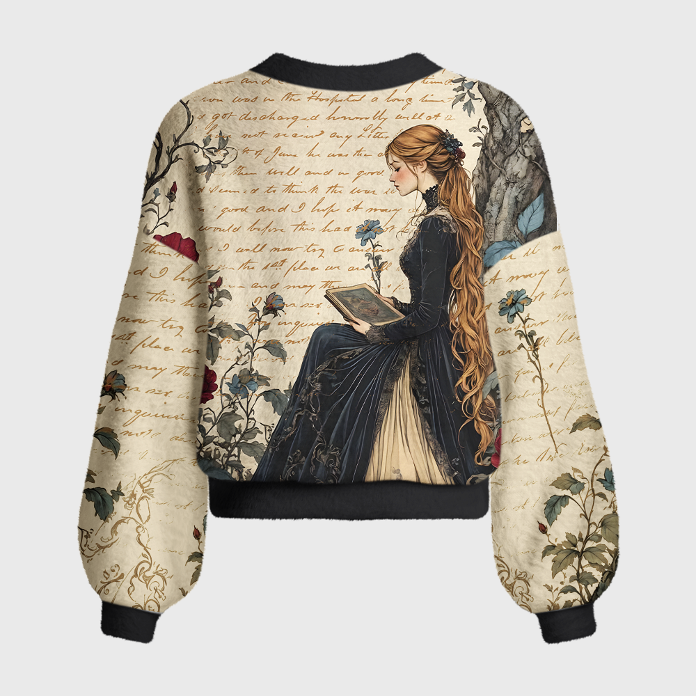 Pagewings Book Lover Women's Cardigan Sweater