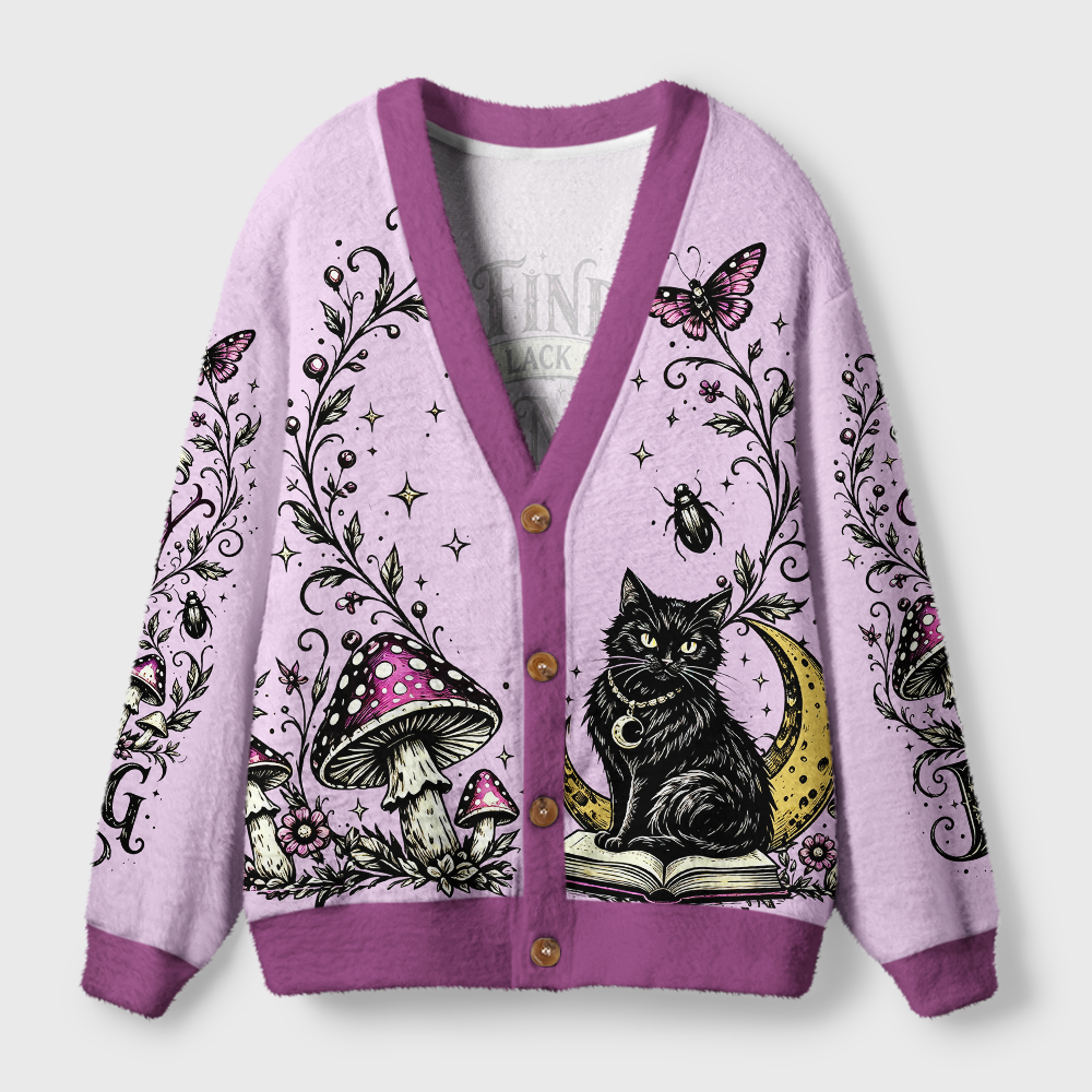 Pagewings I Find Your Lack Of Whimsy Disturbing Light Knit Unisex Cardigan Sweaters
