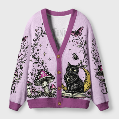 Pagewings I Find Your Lack Of Whimsy Disturbing Light Knit Unisex Cardigan Sweaters