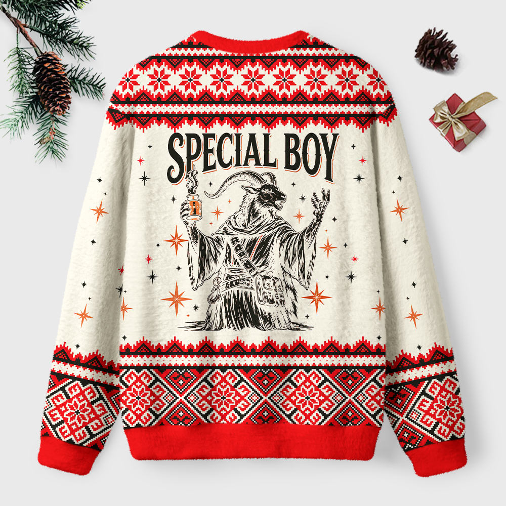 Pagewings Sci Fi Book Lover Unisex Ugly Light Knit Sweatshirt