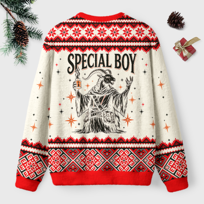 Pagewings Sci Fi Book Lover Unisex Ugly Light Knit Sweatshirt