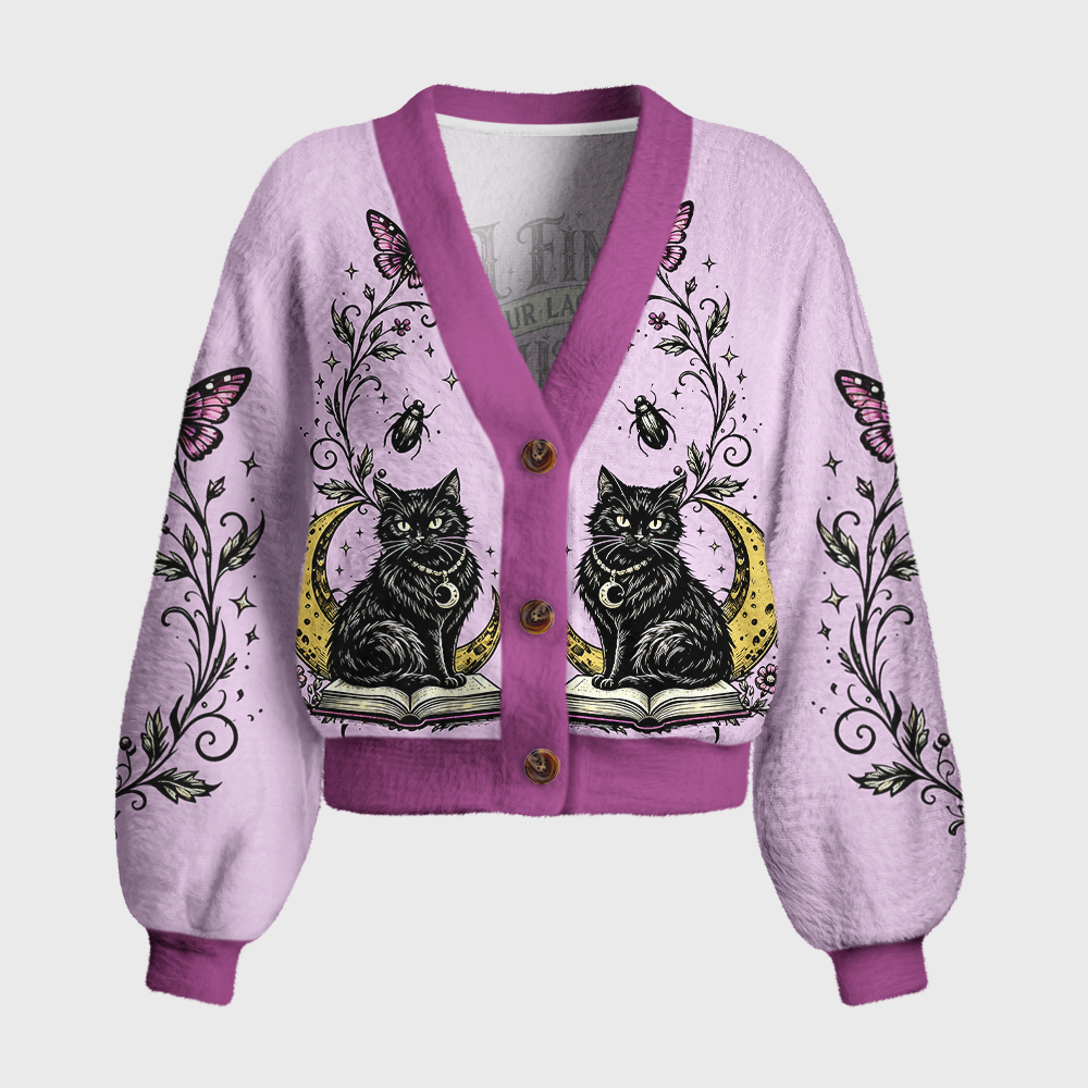 Pagewings I Find Your Lack Of Whimsy Disturbing Women's Cardigan Sweater