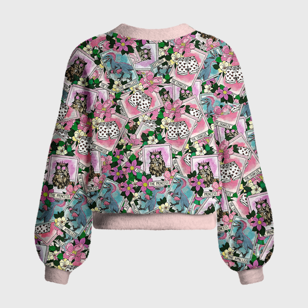 Pagewings Sci Fi Book Lover Women's Cardigan Sweater