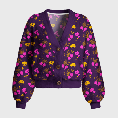 Pagewings Sci Fi Book Lover Women's Cardigan Sweater