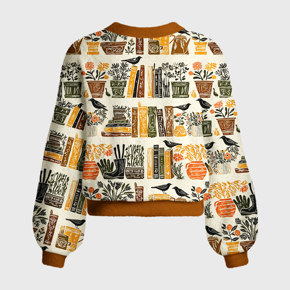 Pagewings Bookish Vibe Women's Cardigan Sweater