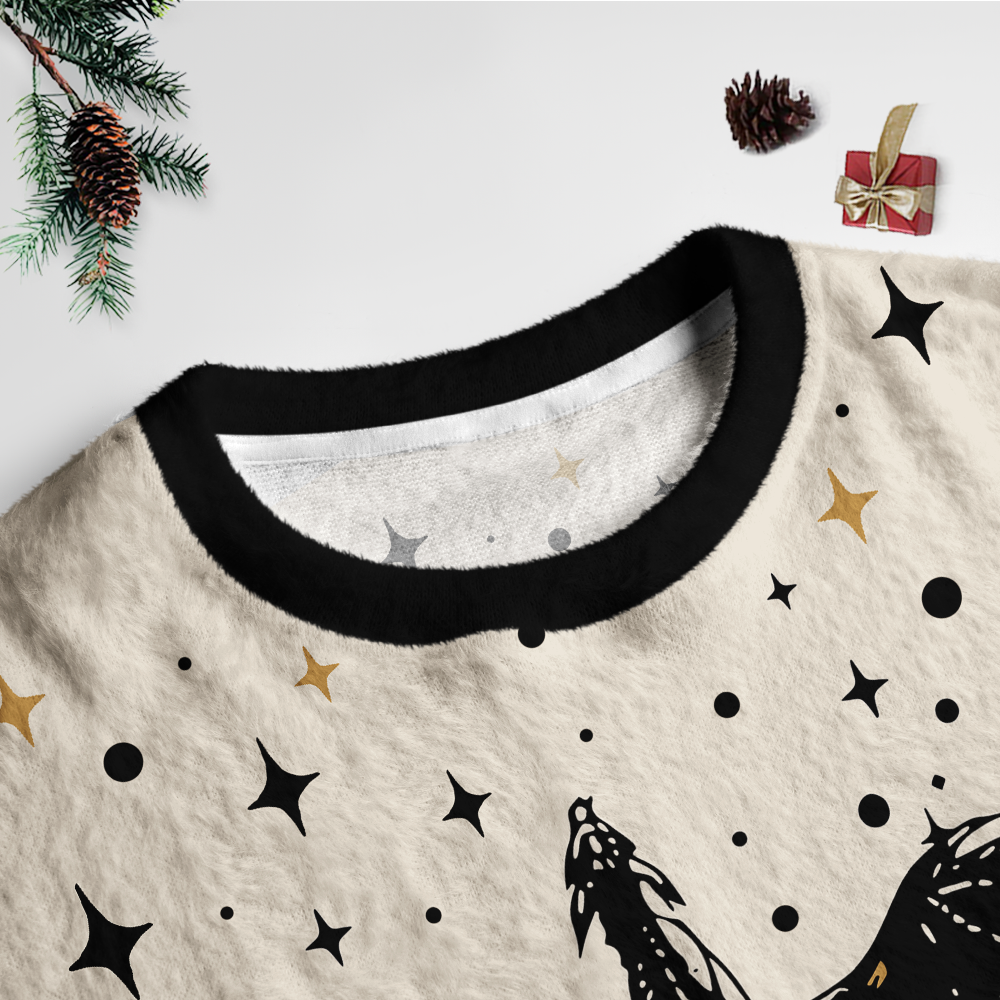 Pagewings Book Dragon Unisex Ugly Light Knit Sweatshirt