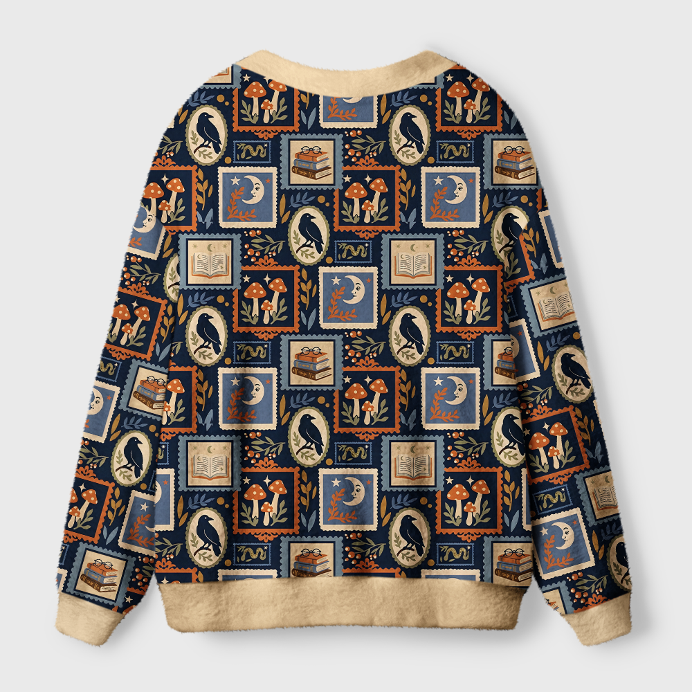 Pagewings Bookish Vibe Light Knit Unisex Cardigan Sweaters