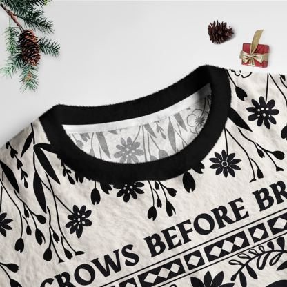 Pagewings Defend Your Local public library Unisex Ugly Light Knit Sweatshirt