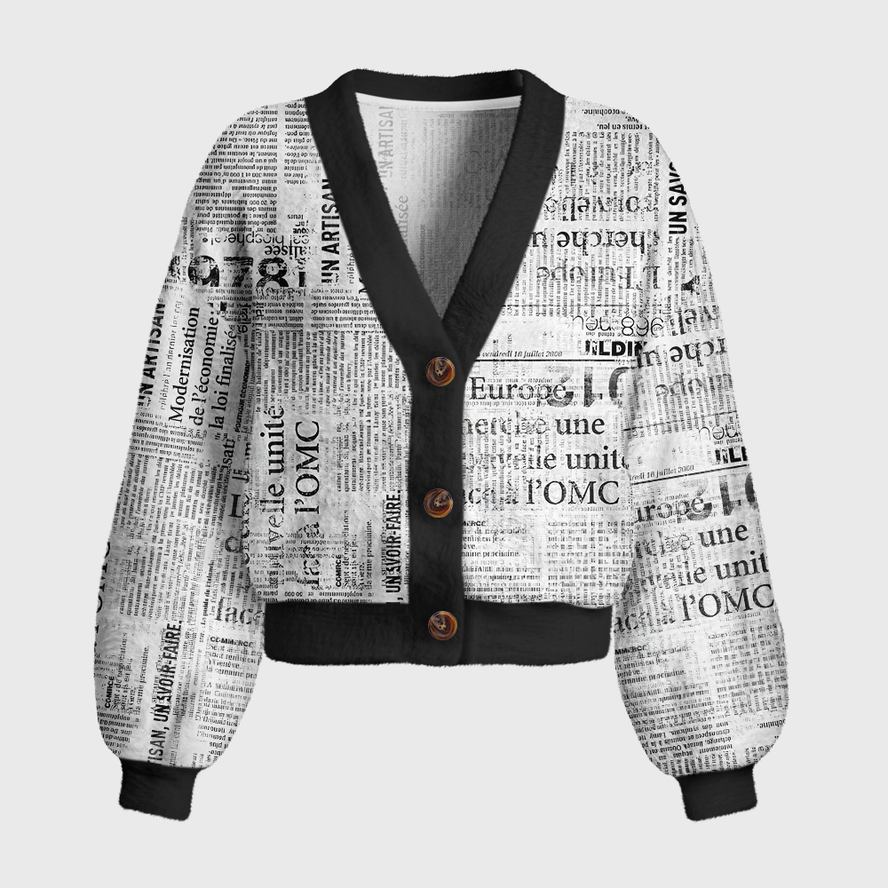 Pagewings Bookish Vibe Women's Cardigan Sweater