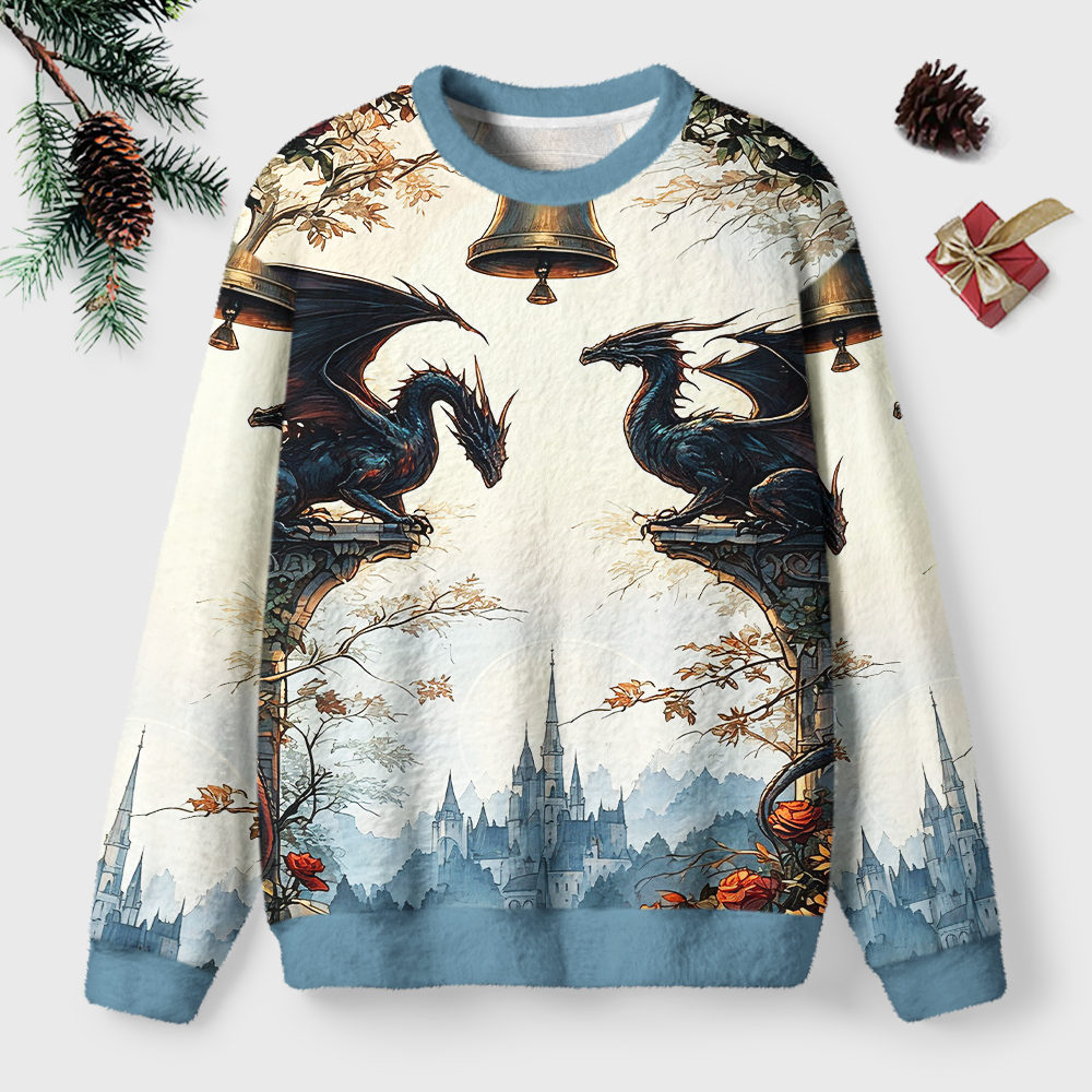 Pagewings Fantasy Bookish Unisex Ugly Light Knit Sweatshirt