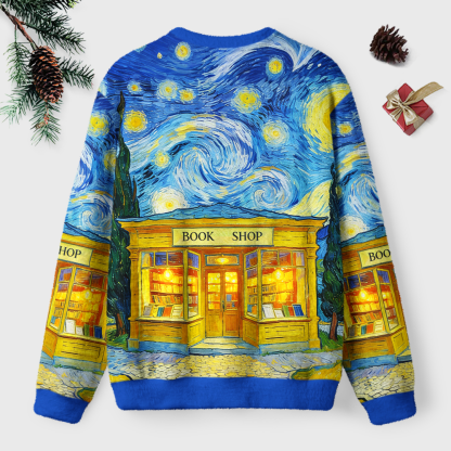 Pagewings Bookish Vibe Unisex Ugly Light Knit Sweatshirt
