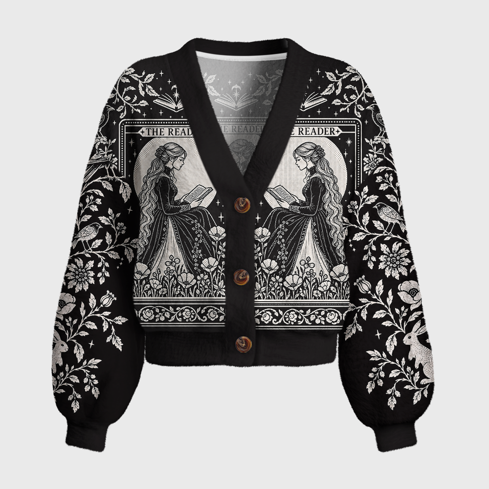 Pagewings The Reader Women's Cardigan Sweater