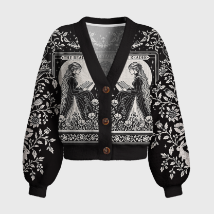 Pagewings The Reader Women's Cardigan Sweater