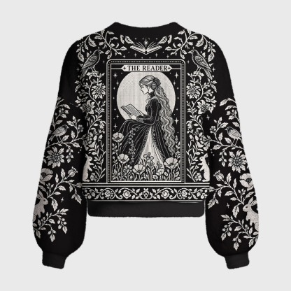 Pagewings The Reader Women's Cardigan Sweater