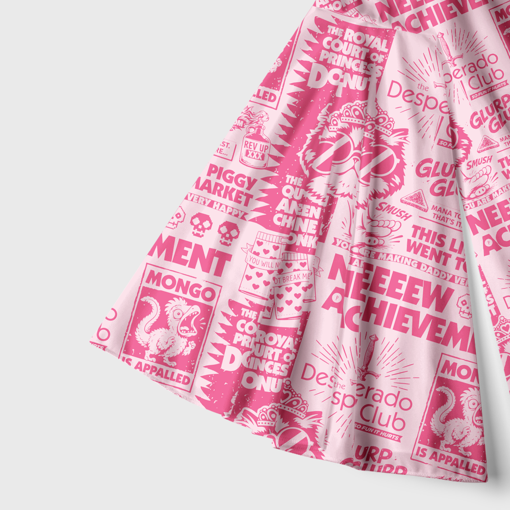 Pagewings Sci-Fi Book Lover Bell Sleeve Dress