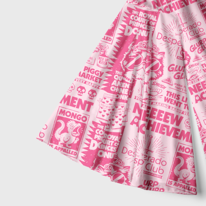 Pagewings Sci-Fi Book Lover Bell Sleeve Dress