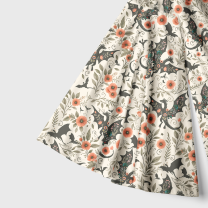 Pagewings Book Dragon Bell Sleeve Dress