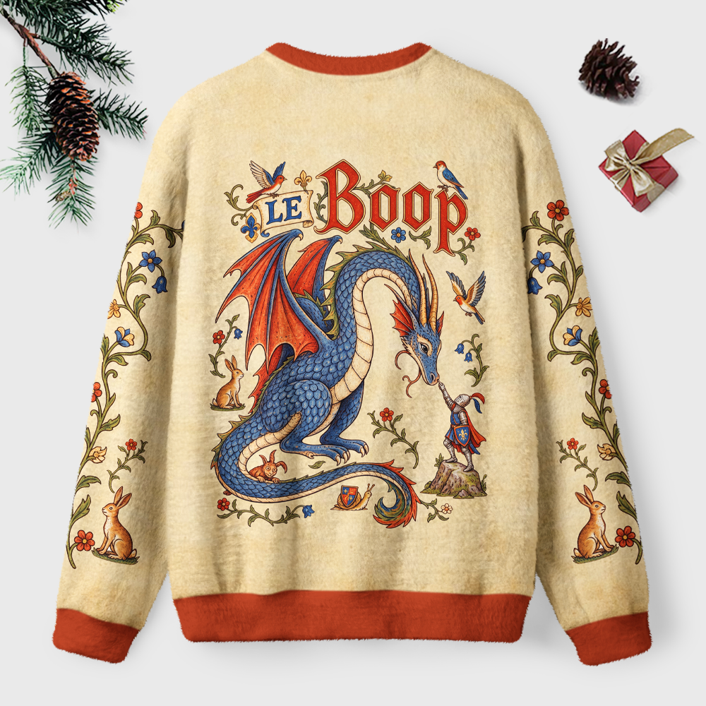 Pagewings Le Boop Unisex Ugly Light Knit Sweatshirt
