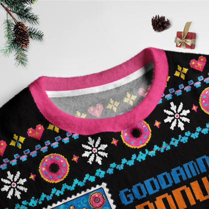 Pagewings Sci Fi Book Lover Unisex Ugly Light Knit Sweatshirt