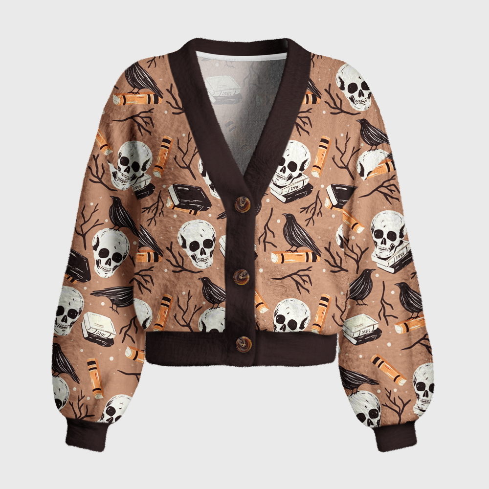 Pagewings Bookish Vibe Women's Cardigan Sweater