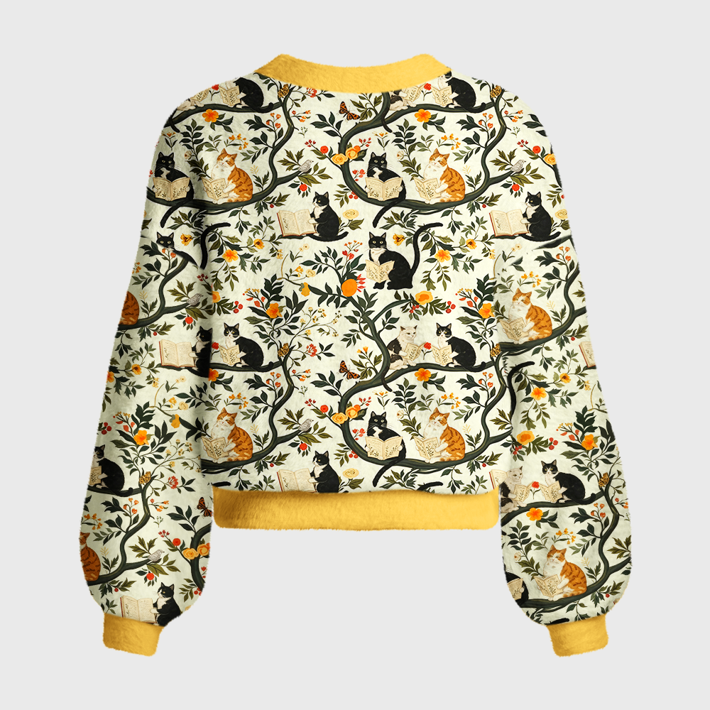 Pagewings Bookish Vibe Women's Cardigan Sweater