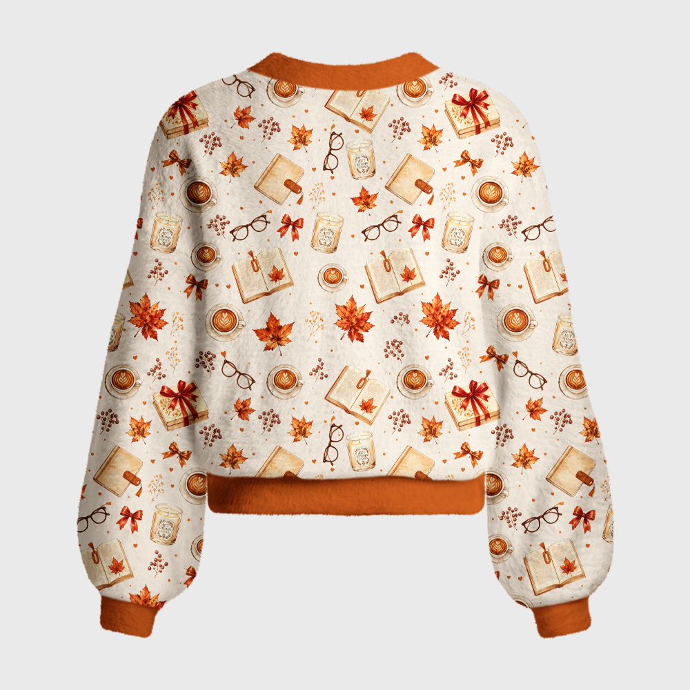 Pagewings Bookish Vibe Women's Cardigan Sweater