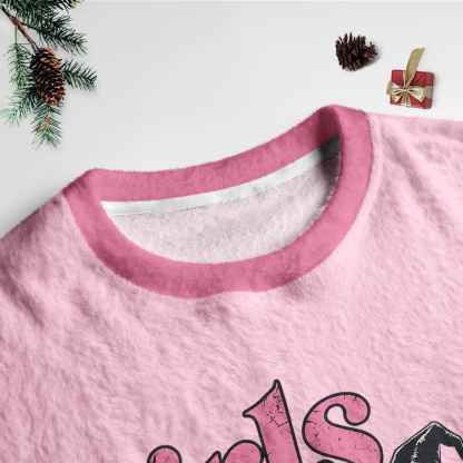 Pagewings Girls Will Be Girls Unisex Ugly Light Knit Sweatshirt