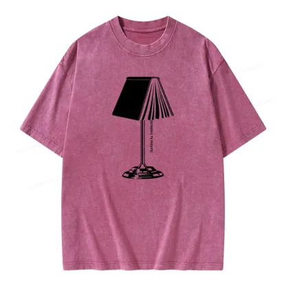 Pagewings Ilumina Tu Intelecto Unisex Washed T-shirt