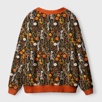 Pagewings Reading Crow Light Knit Unisex Cardigan Sweaters