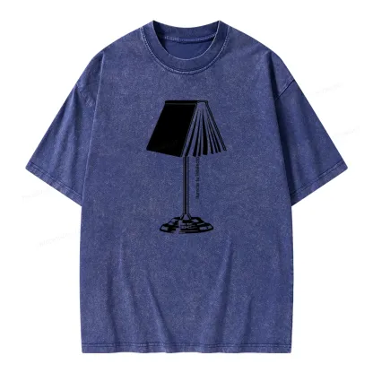 Pagewings Ilumina Tu Intelecto Unisex Washed T-shirt