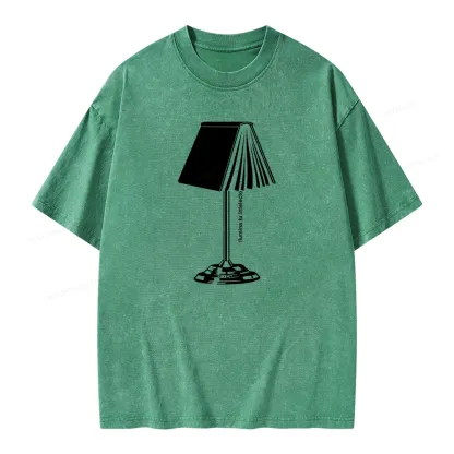 Pagewings Ilumina Tu Intelecto Unisex Washed T-shirt
