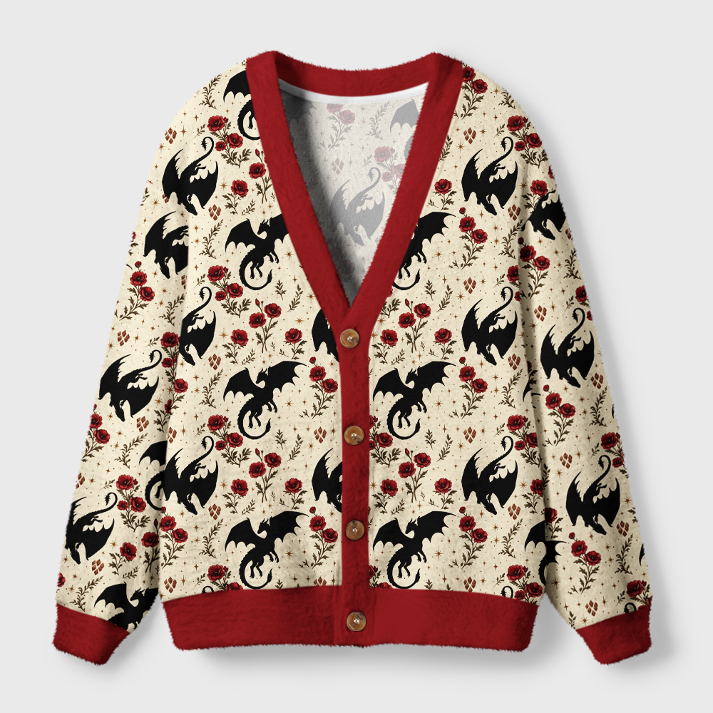 Pagewings Fantasy Bookish Light Knit Unisex Cardigan Sweaters