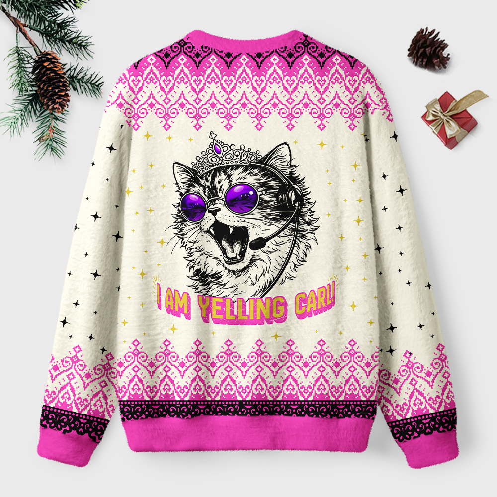 Pagewings Sci Fi Book Lover Unisex Ugly Light Knit Sweatshirt