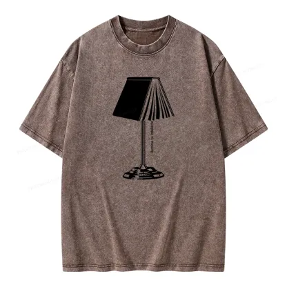 Pagewings Ilumina Tu Intelecto Unisex Washed T-shirt