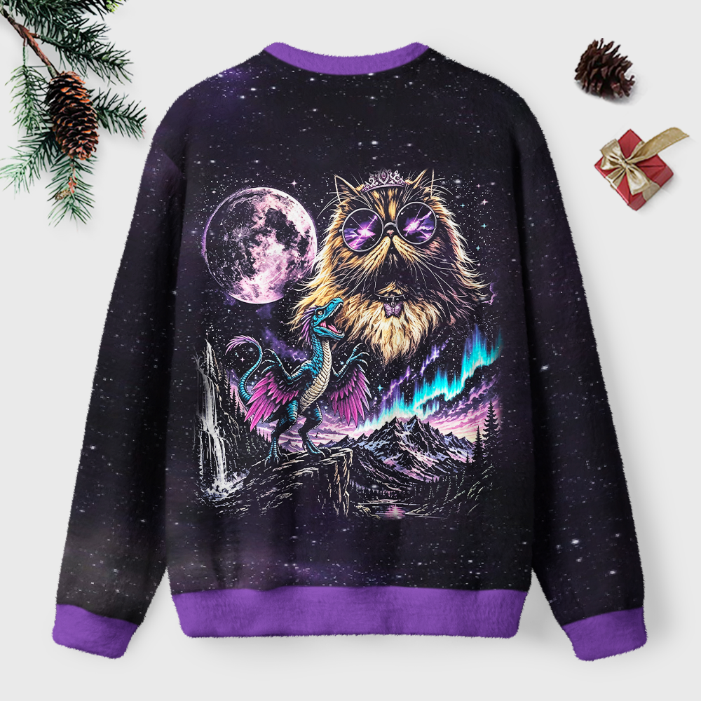 Pagewings Sci Fi Book Lover Unisex Ugly Light Knit Sweatshirt
