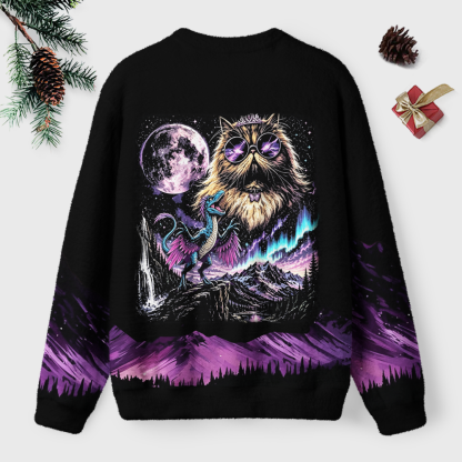 Pagewings Sci Fi Book Lover Unisex Ugly Light Knit Sweatshirt