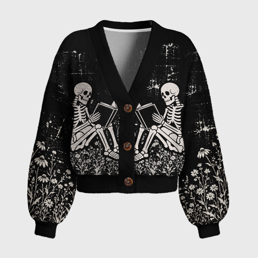 Pagewings Bookish Vibe Women's Cardigan Sweater