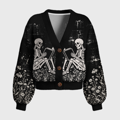 Pagewings Bookish Vibe Women's Cardigan Sweater