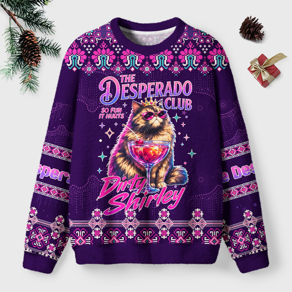 Pagewings Sci Fi Book Lover Unisex Ugly Light Knit Sweatshirt
