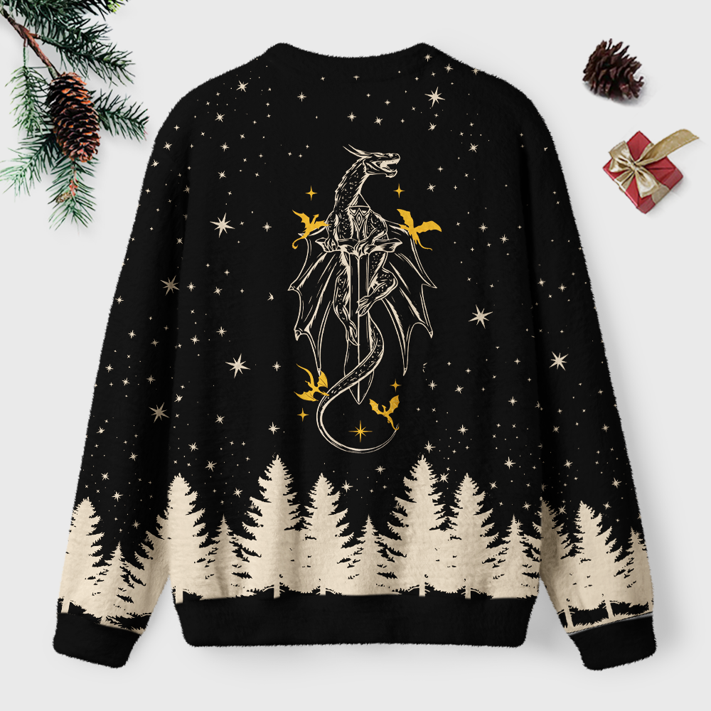Pagewings Fantasy Book Fan Unisex Ugly Light Knit Sweatshirt