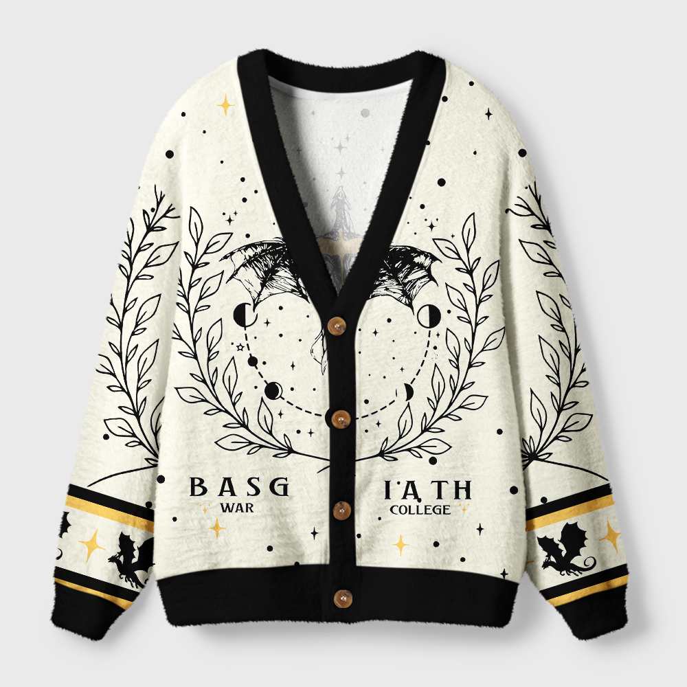 Pagewings Fantasy Bookish Light Knit Unisex Cardigan Sweaters