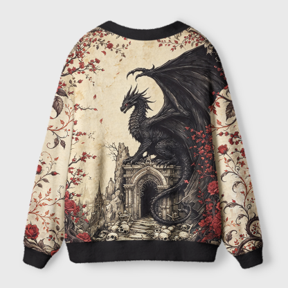 Pagewings Fantasy Bookish Light Knit Unisex Cardigan Sweaters