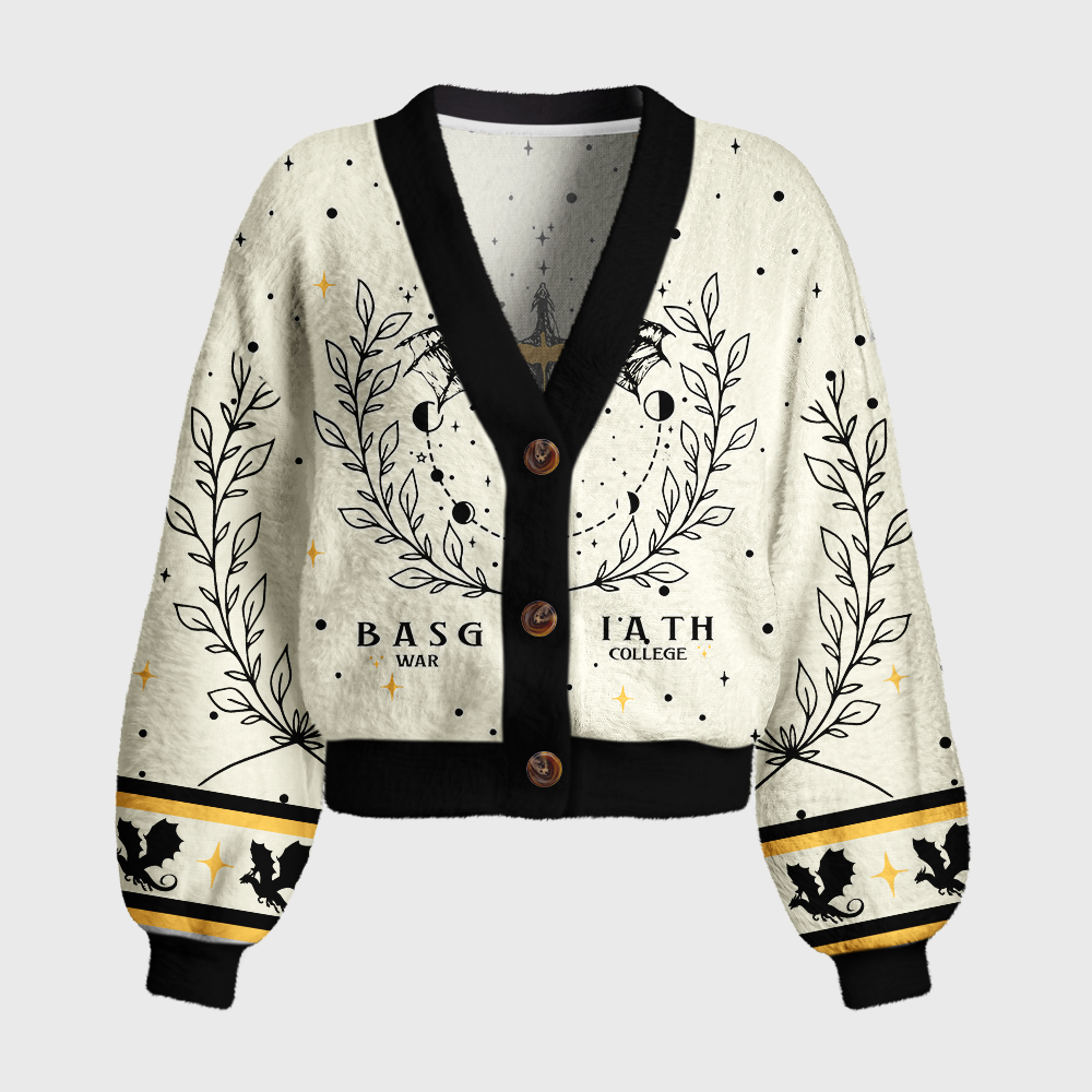 Pagewings Fantasy Bookish Women's Cardigan Sweater
