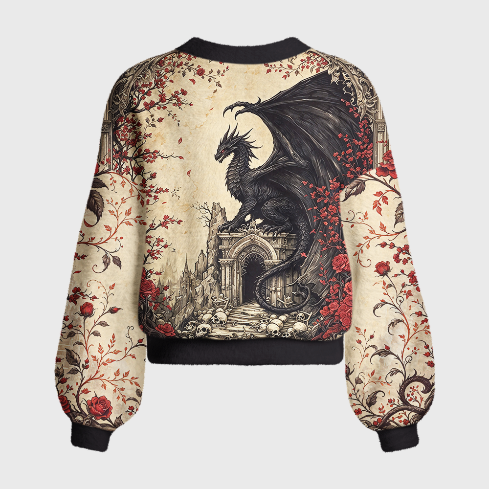 Pagewings Fantasy Bookish Women's Cardigan Sweater