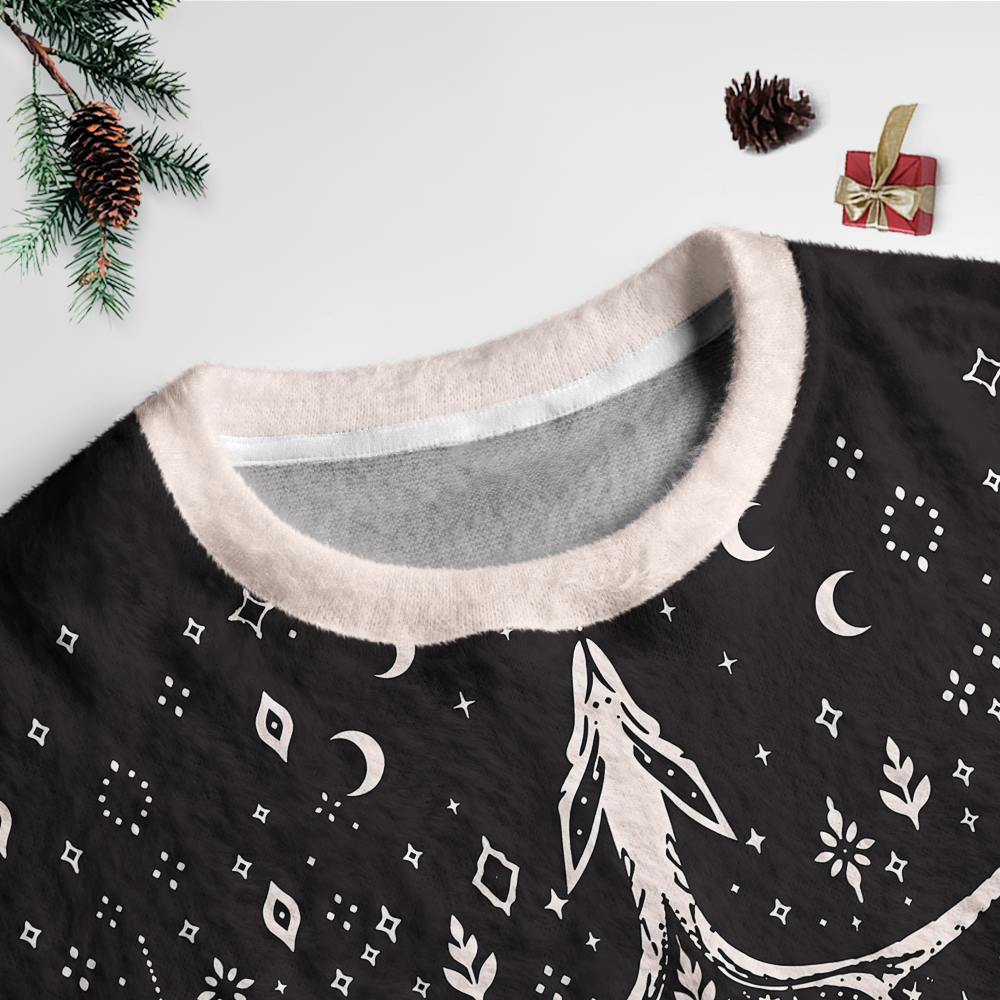 Pagewings Fantasy Reading Unisex Ugly Light Knit Sweatshirt