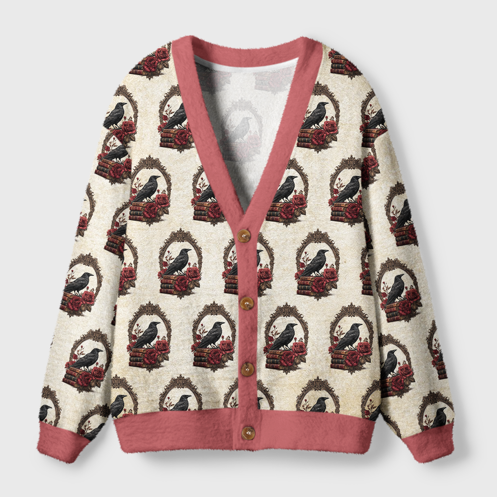 Pagewings Bookish Vibe Light Knit Unisex Cardigan Sweaters