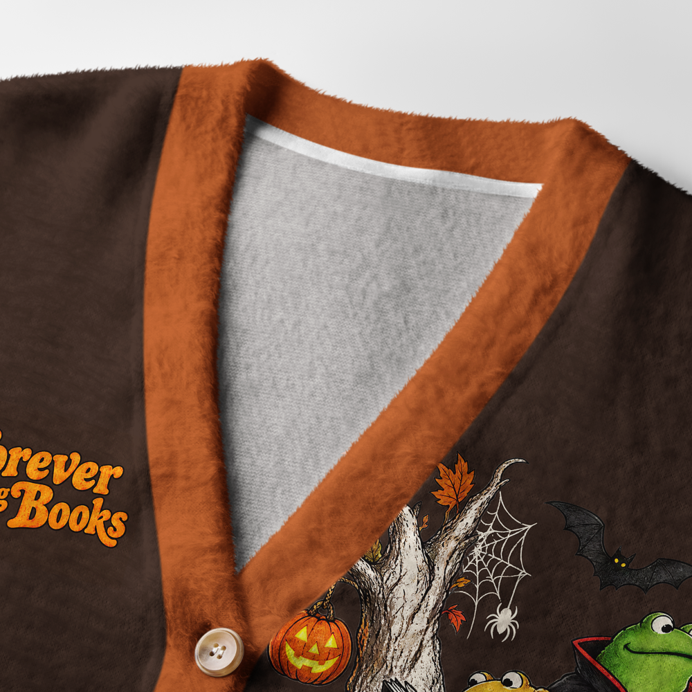 Pagewings Bookish Vibe Light Knit Unisex Cardigan Sweaters