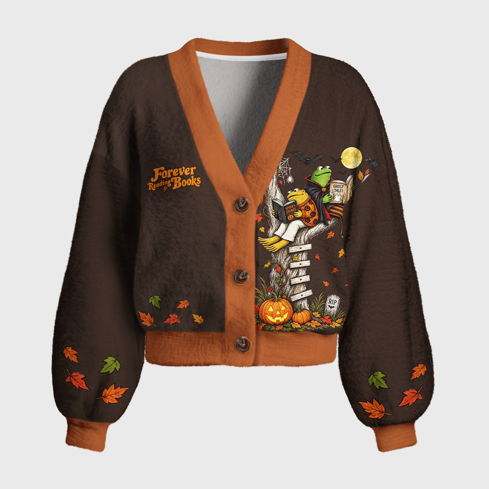 Pagewings Bookish Vibe Women's Cardigan Sweater